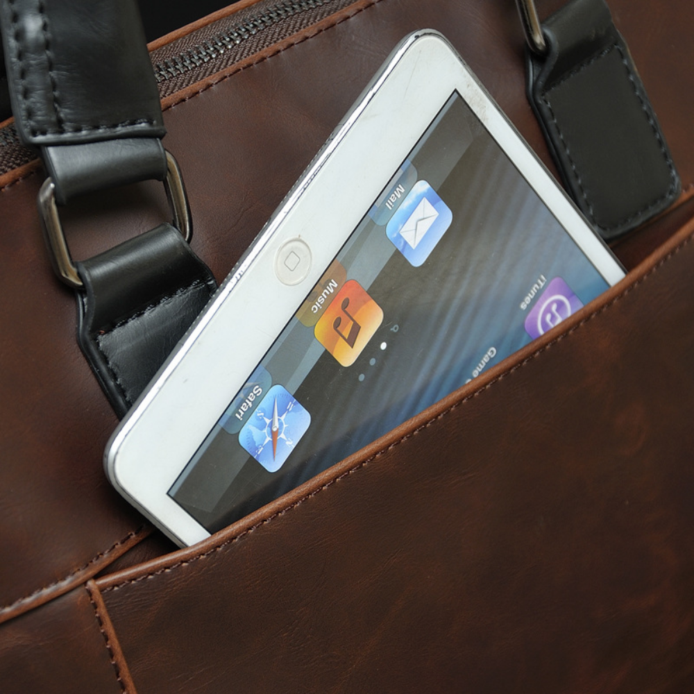 Bolsa Executiva Masculina em Couro Durban