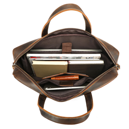 Bolsa Executiva Masculina em Couro Legítimo Bristol
