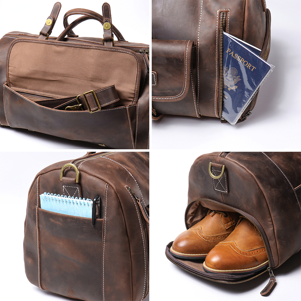 Bolsa de Viagem em Couro Legítimo Canterbury