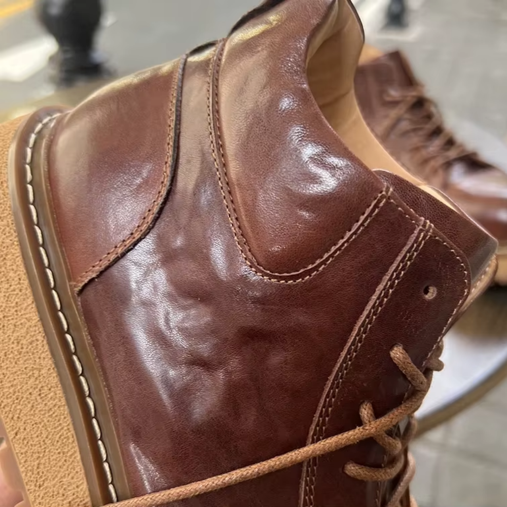 Bota Masculina em Couro Legítimo Stewart