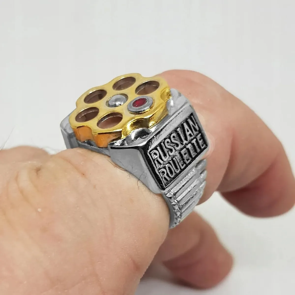 Anel Roleta Russa Inox