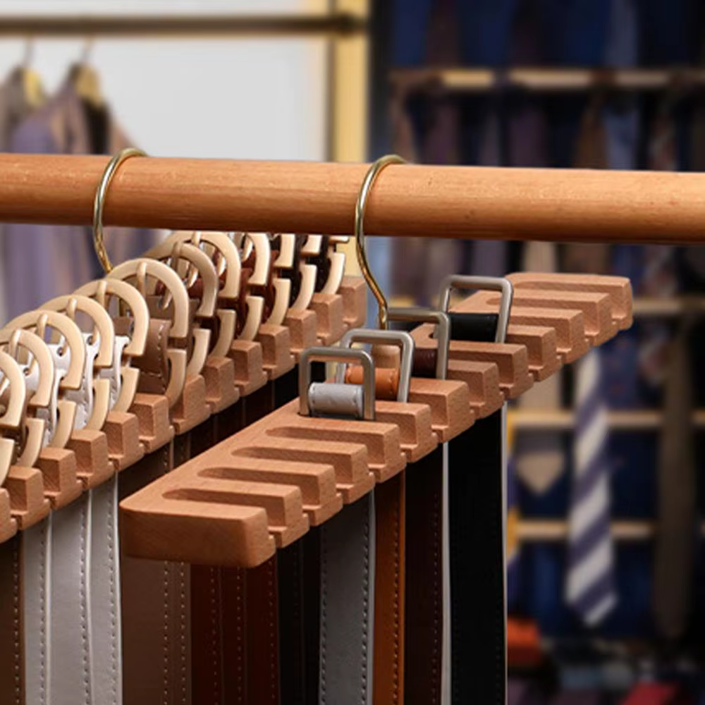 Cabide em Madeira para Cintos