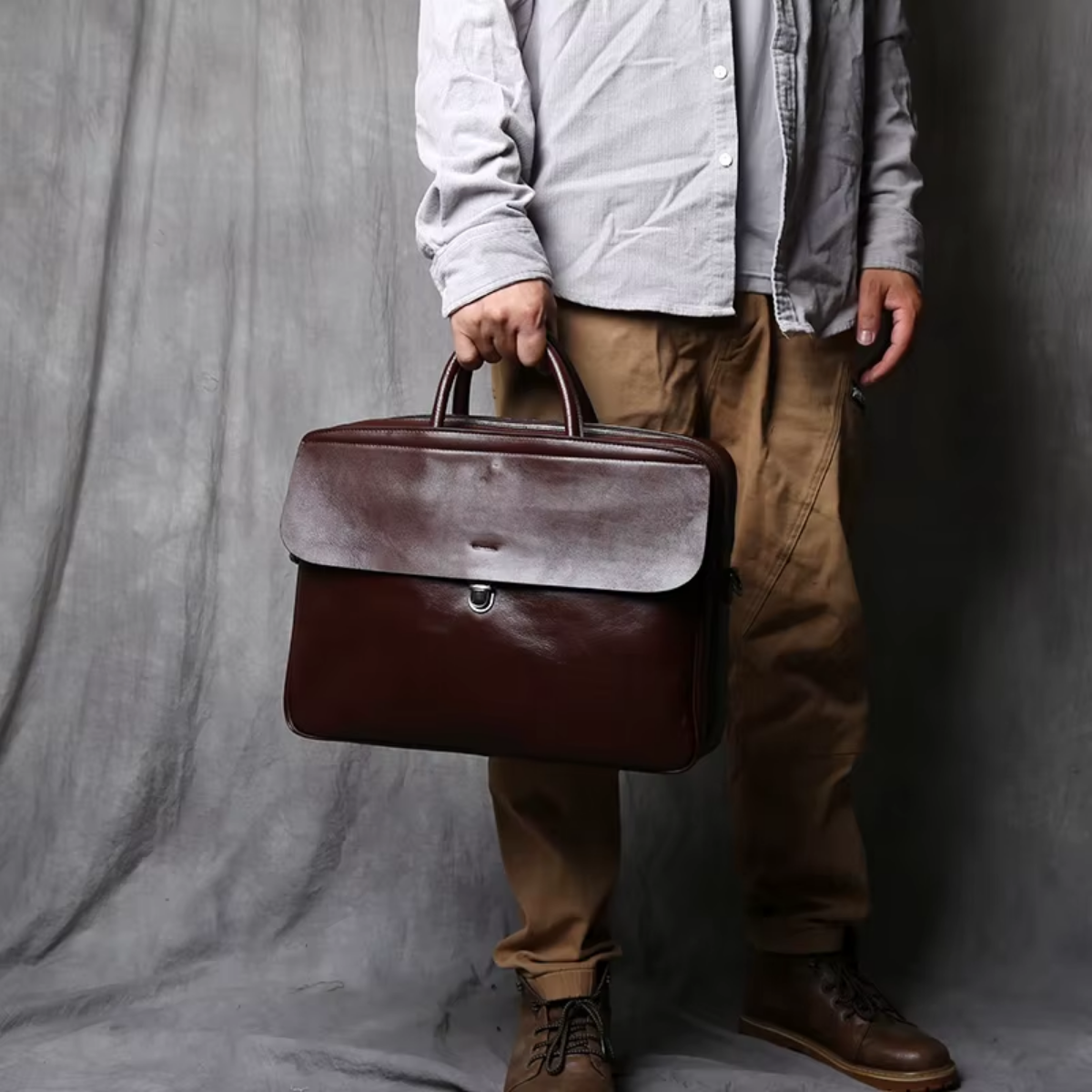 Bolsa Executiva em Couro Legítimo Glasgow