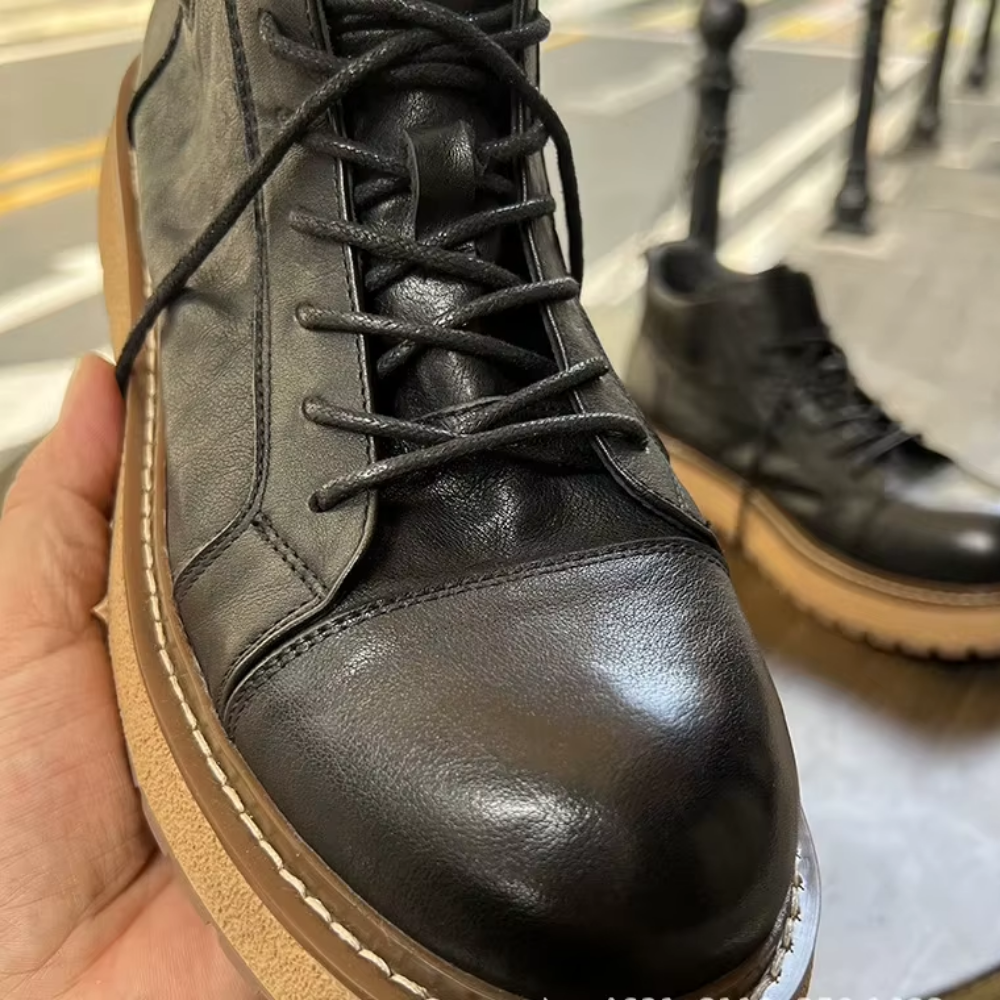 Bota Masculina em Couro Legítimo Stewart