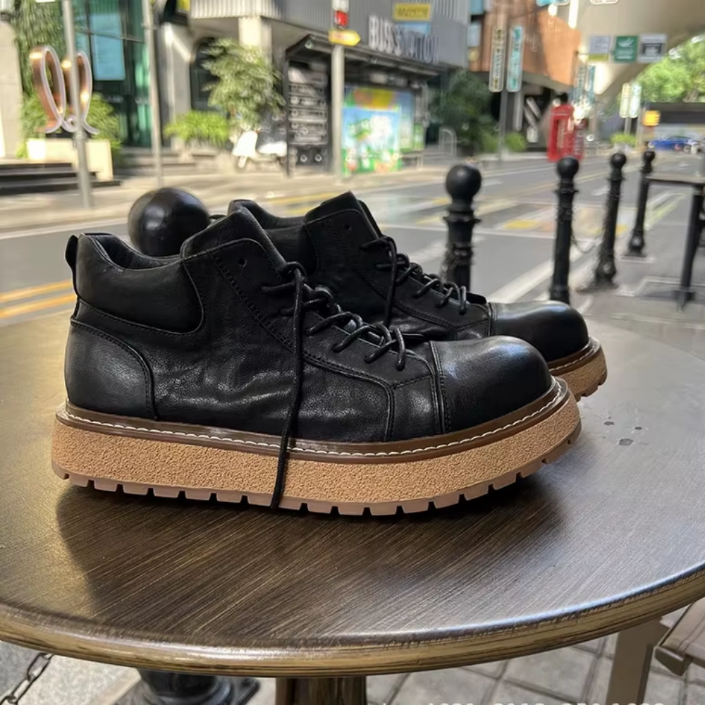Bota Masculina em Couro Legítimo Stewart