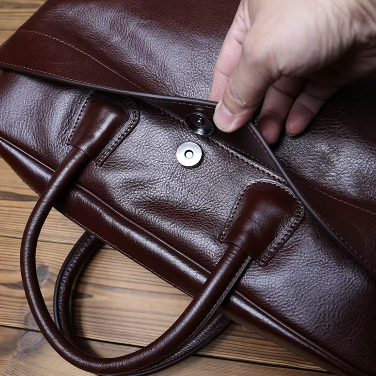 Bolsa Executiva em Couro Legítimo Glasgow