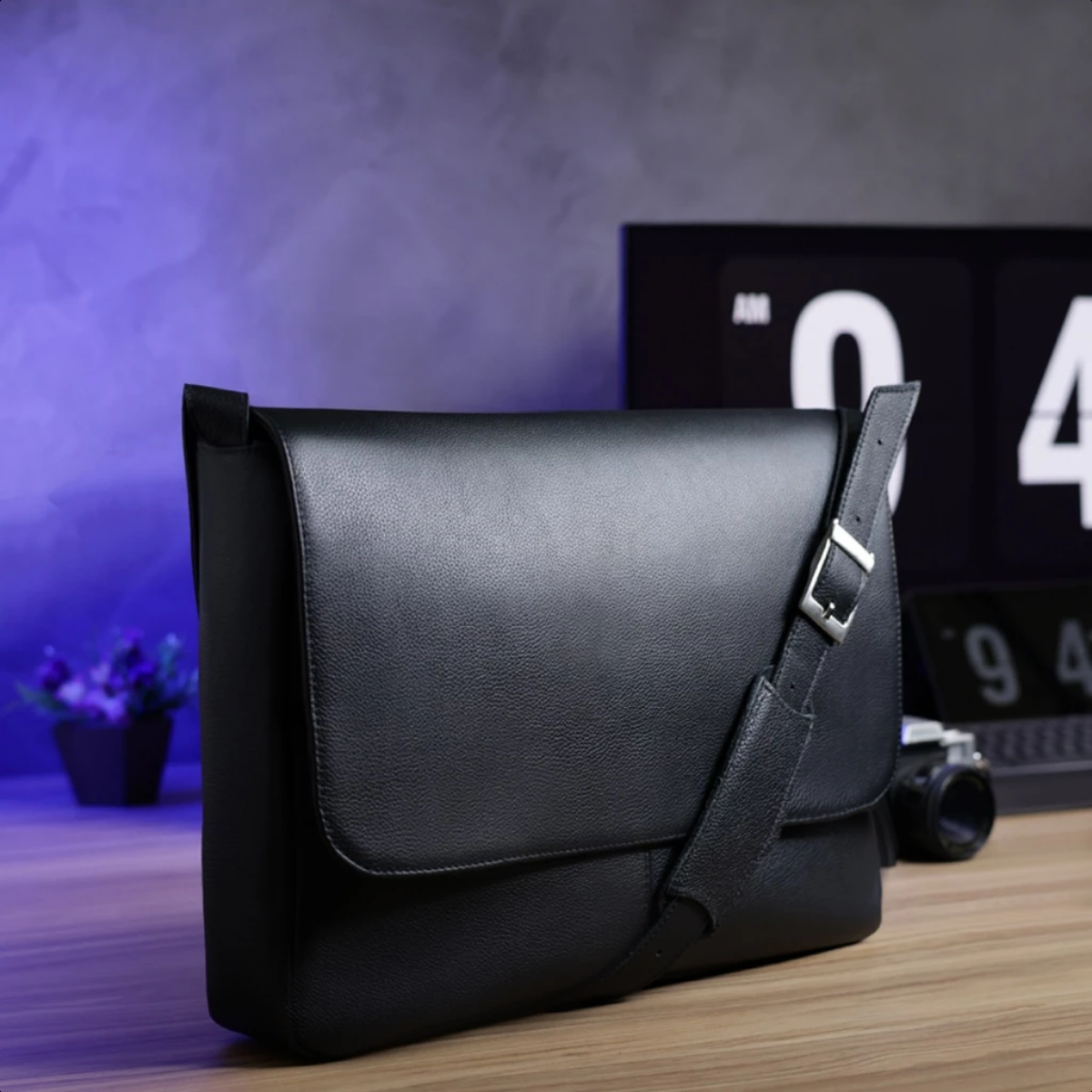 Bolsa Carteiro Masculina em Couro Legítimo Edimburgo