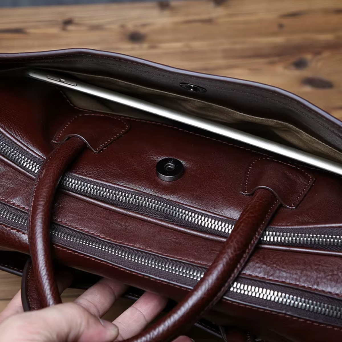 Bolsa Executiva em Couro Legítimo Glasgow