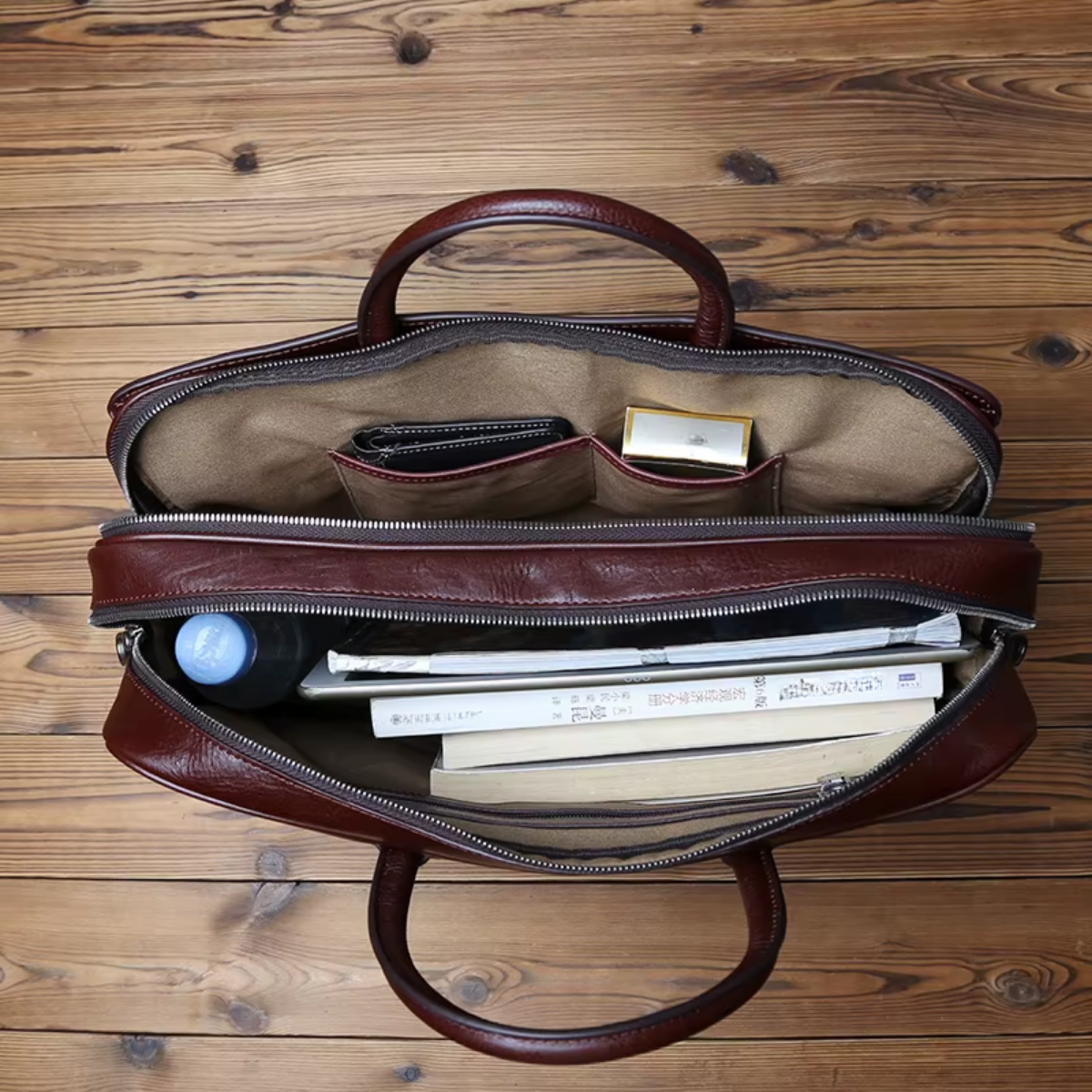 Bolsa Executiva em Couro Legítimo Glasgow