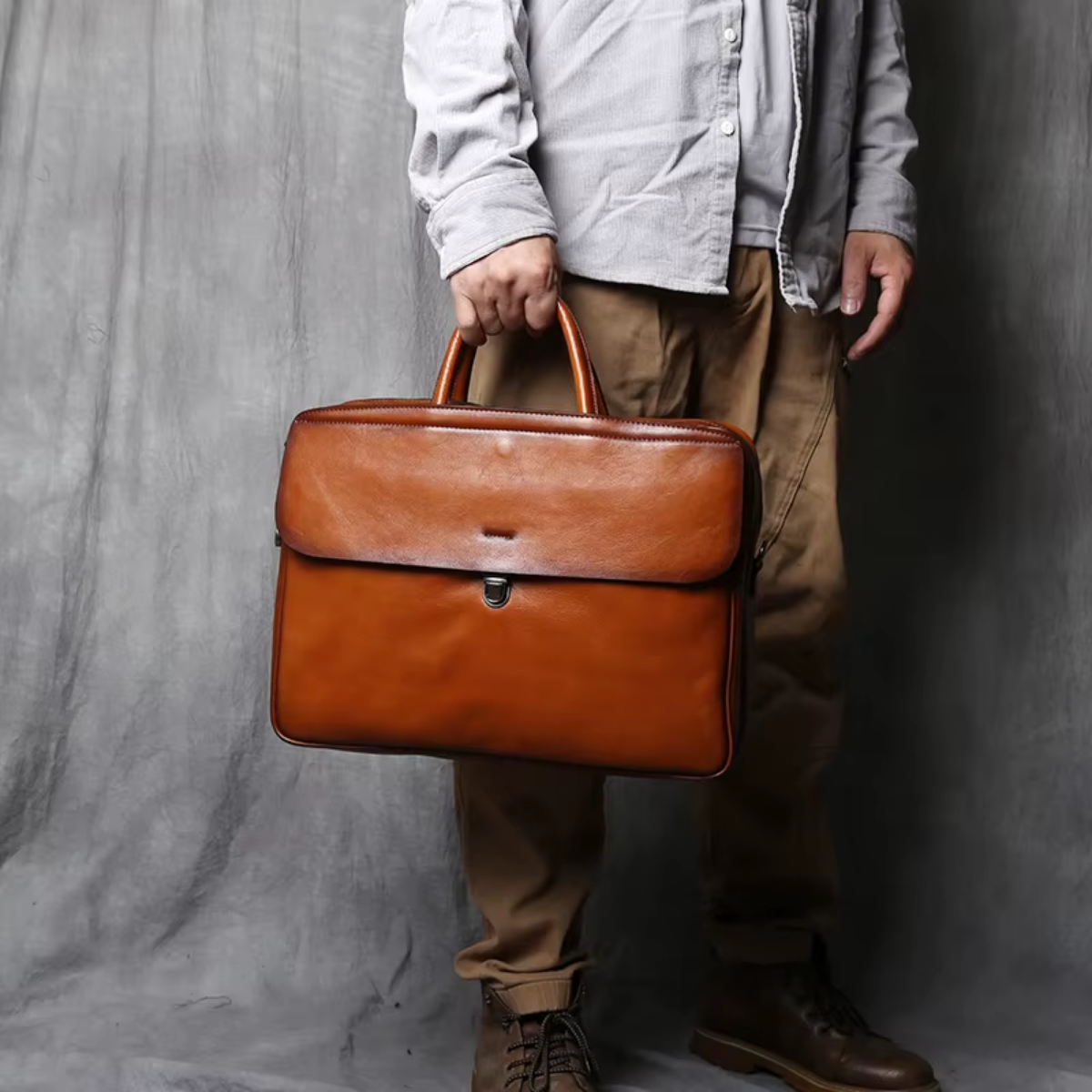 Bolsa Executiva em Couro Legítimo Glasgow