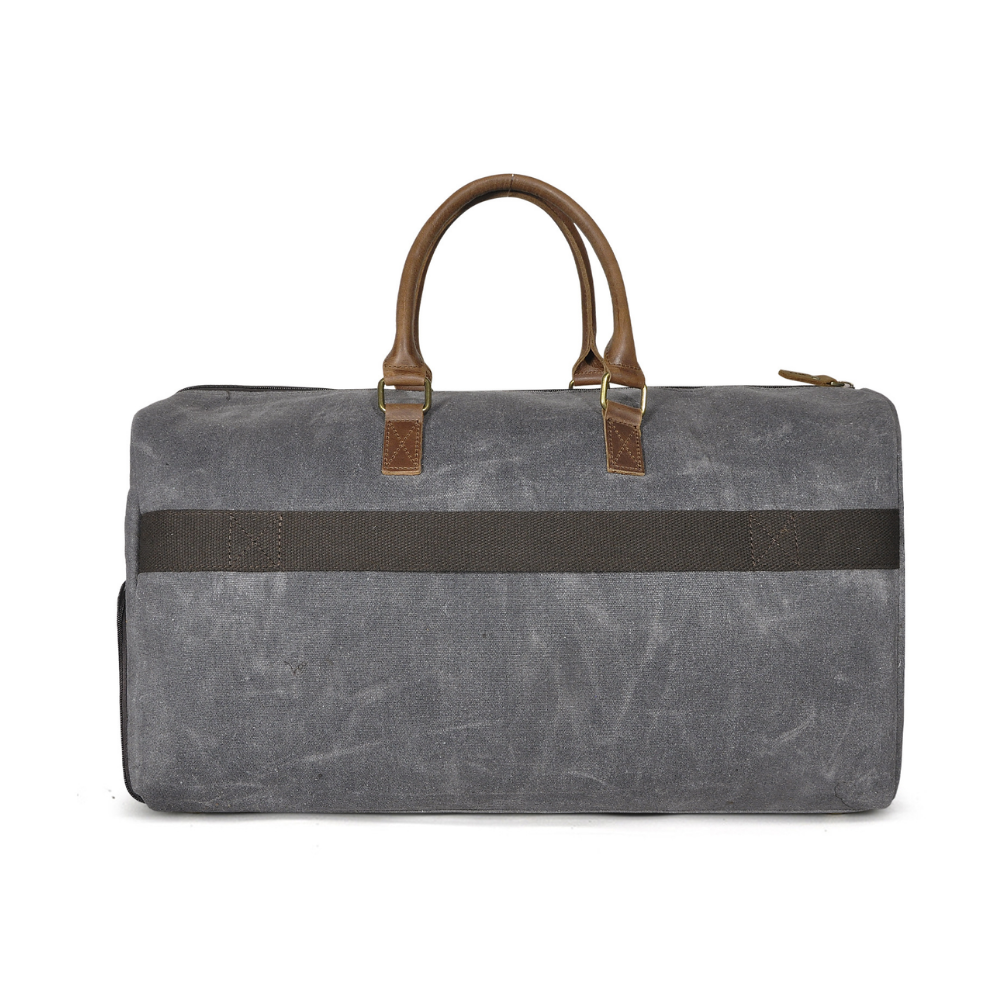 Bolsa de Viagem em Lona e Couro Legítimo Valencia