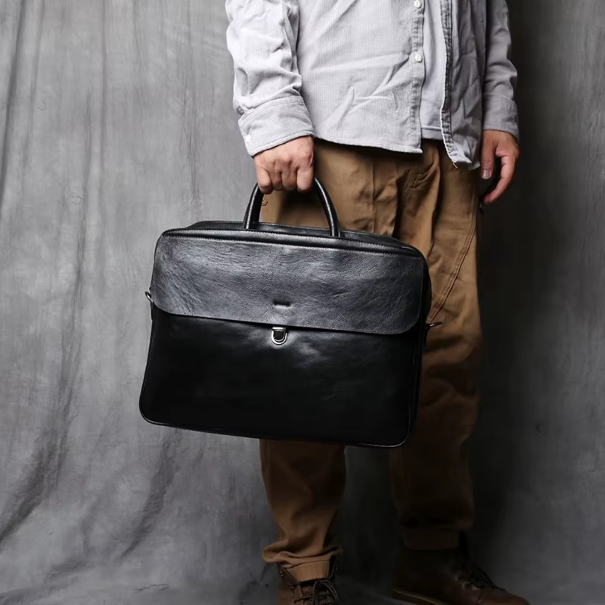 Bolsa Executiva em Couro Legítimo Glasgow