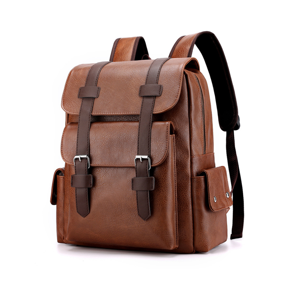 Mochila em Couro New York