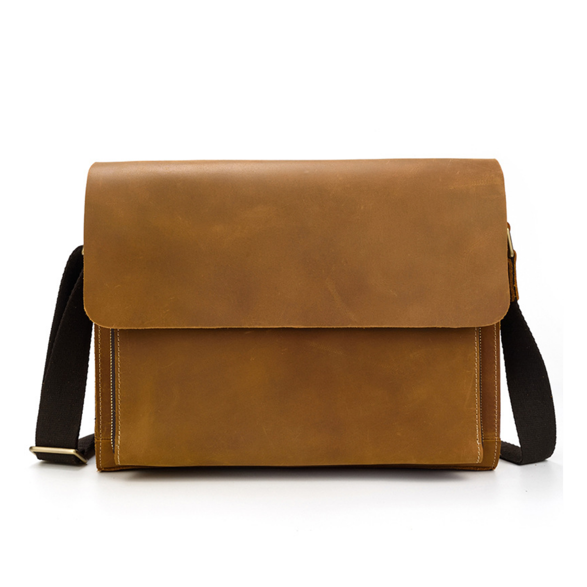 Bolsa Carteiro Masculina em Couro Legítimo Dallas