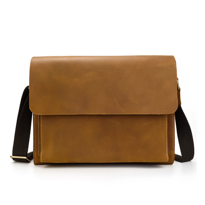 Bolsa Carteiro Masculina em Couro Legítimo Dallas