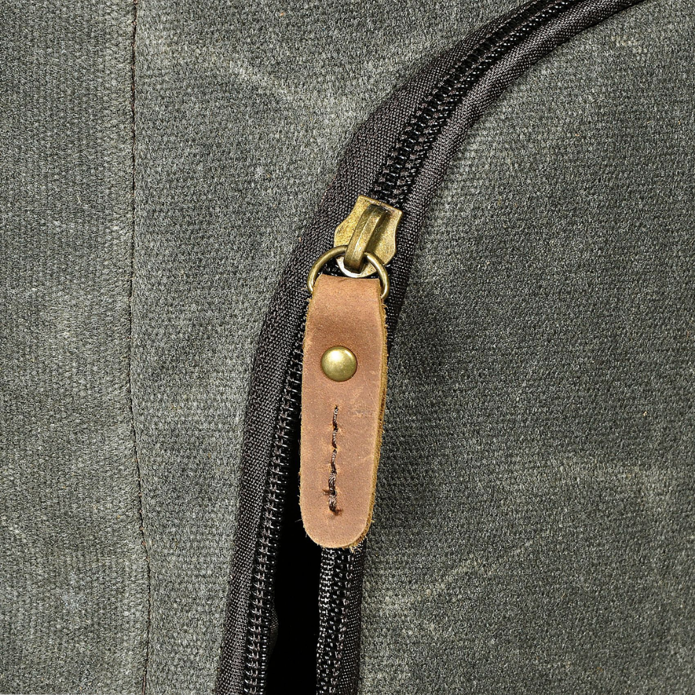Bolsa de Viagem em Lona e Couro Legítimo Valencia