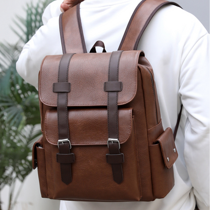 Mochila em Couro New York