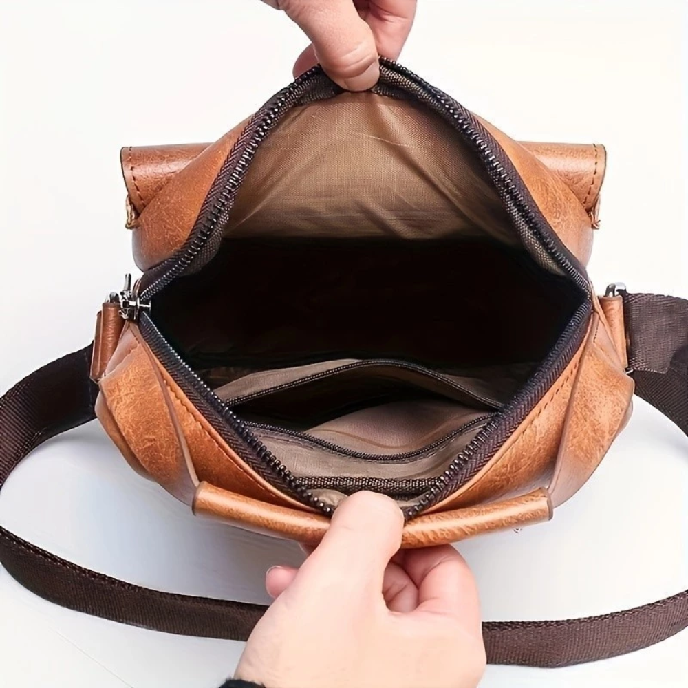 Bolsa de Ombro Transversal Masculina Weixier