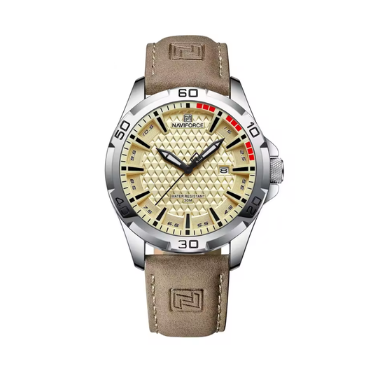 Relógio Naviforce Marrom em Couro