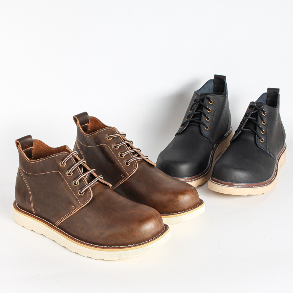 Bota Masculina em Couro Legítimo Wilfred