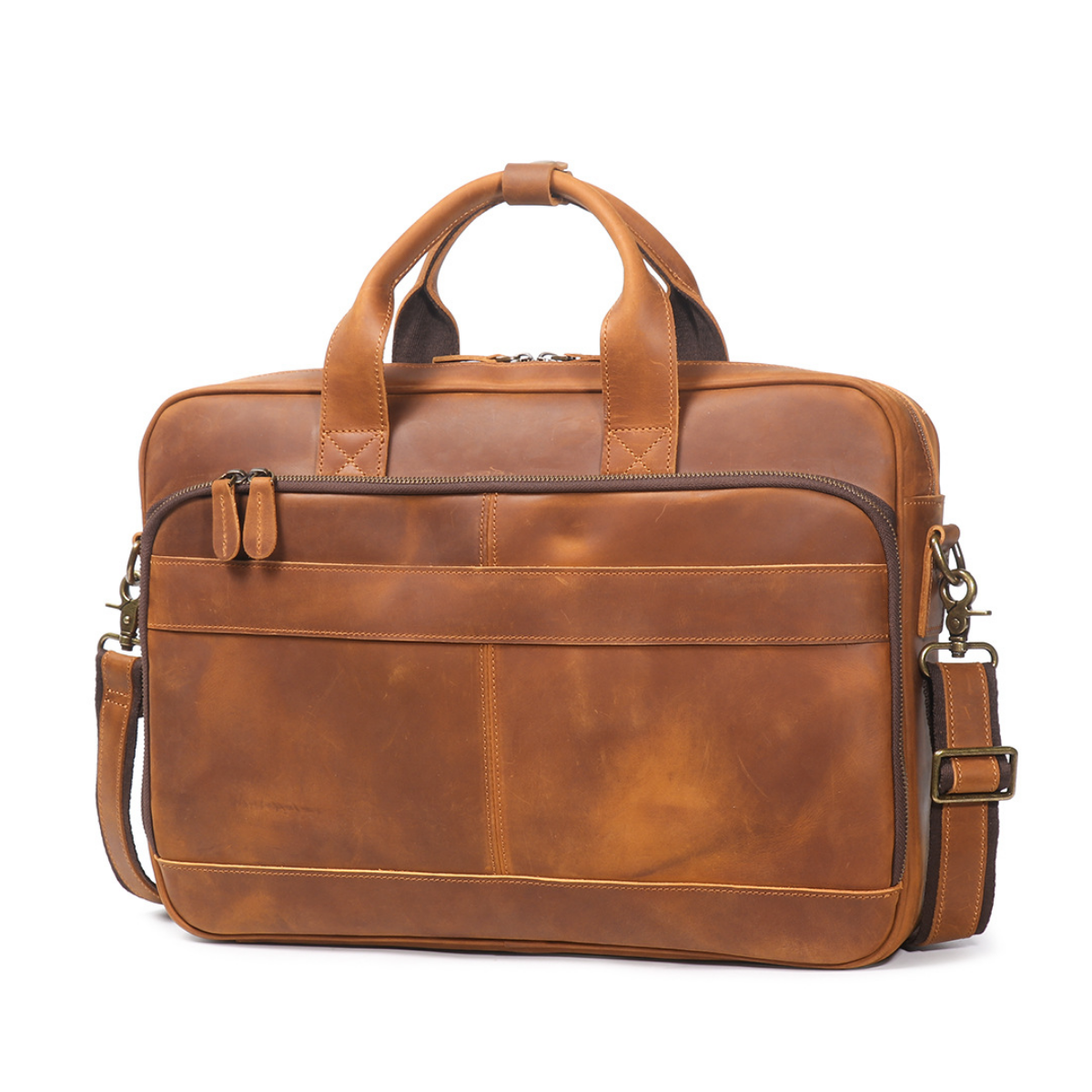 Bolsa Executiva Masculina em Couro Legítimo Cambridge
