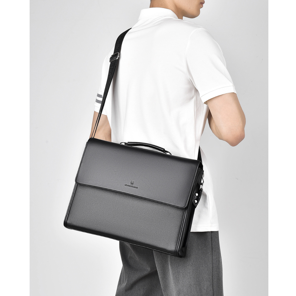 Bolsa Executiva Masculina em Couro Prime