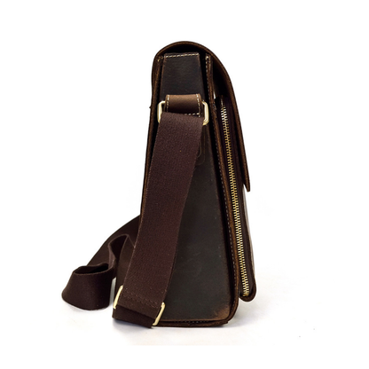 Bolsa Carteiro Masculina em Couro Legítimo Dallas
