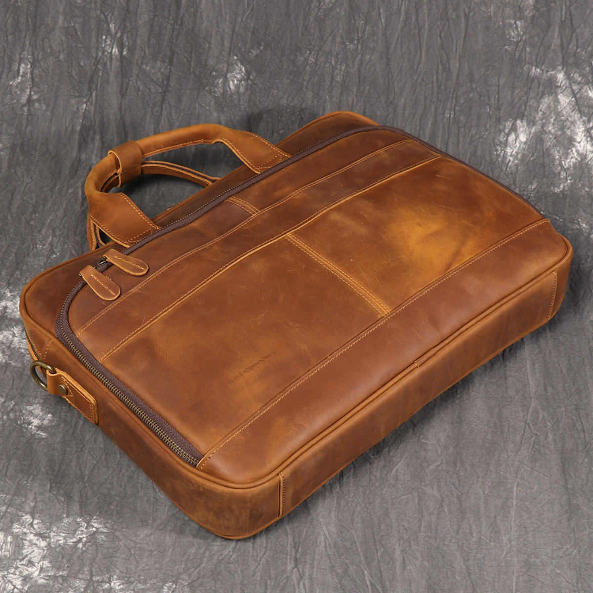 Bolsa Executiva Masculina em Couro Legítimo Cambridge