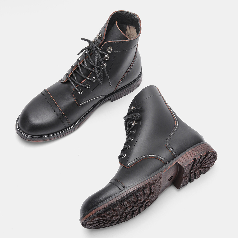 Bota Masculina em Couro Legítimo Tristan