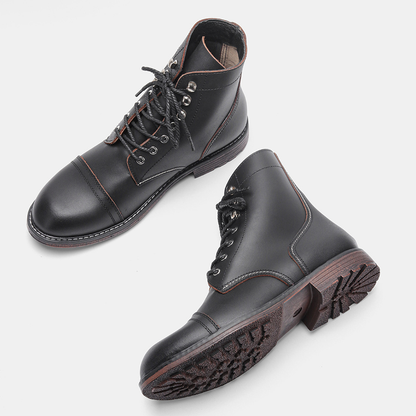 Bota Masculina em Couro Legítimo Tristan