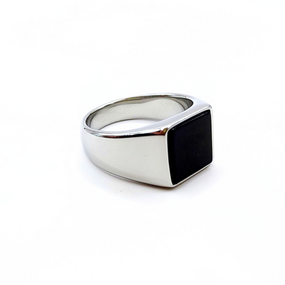 Anel Umbra Prata Inox