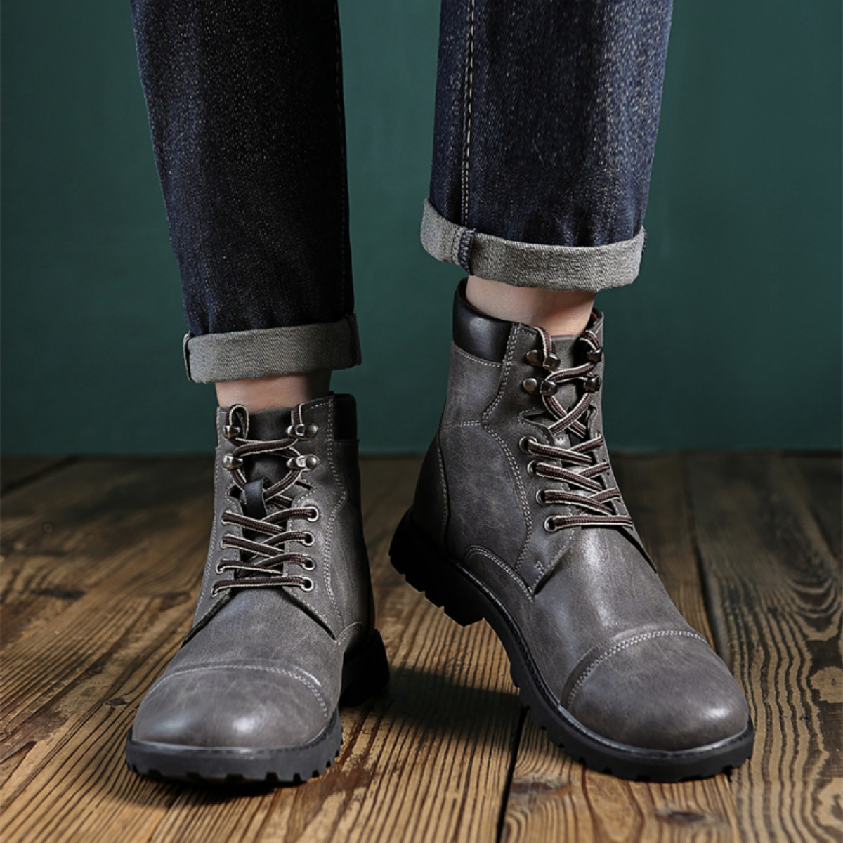 Bota Masculina em Couro Michael