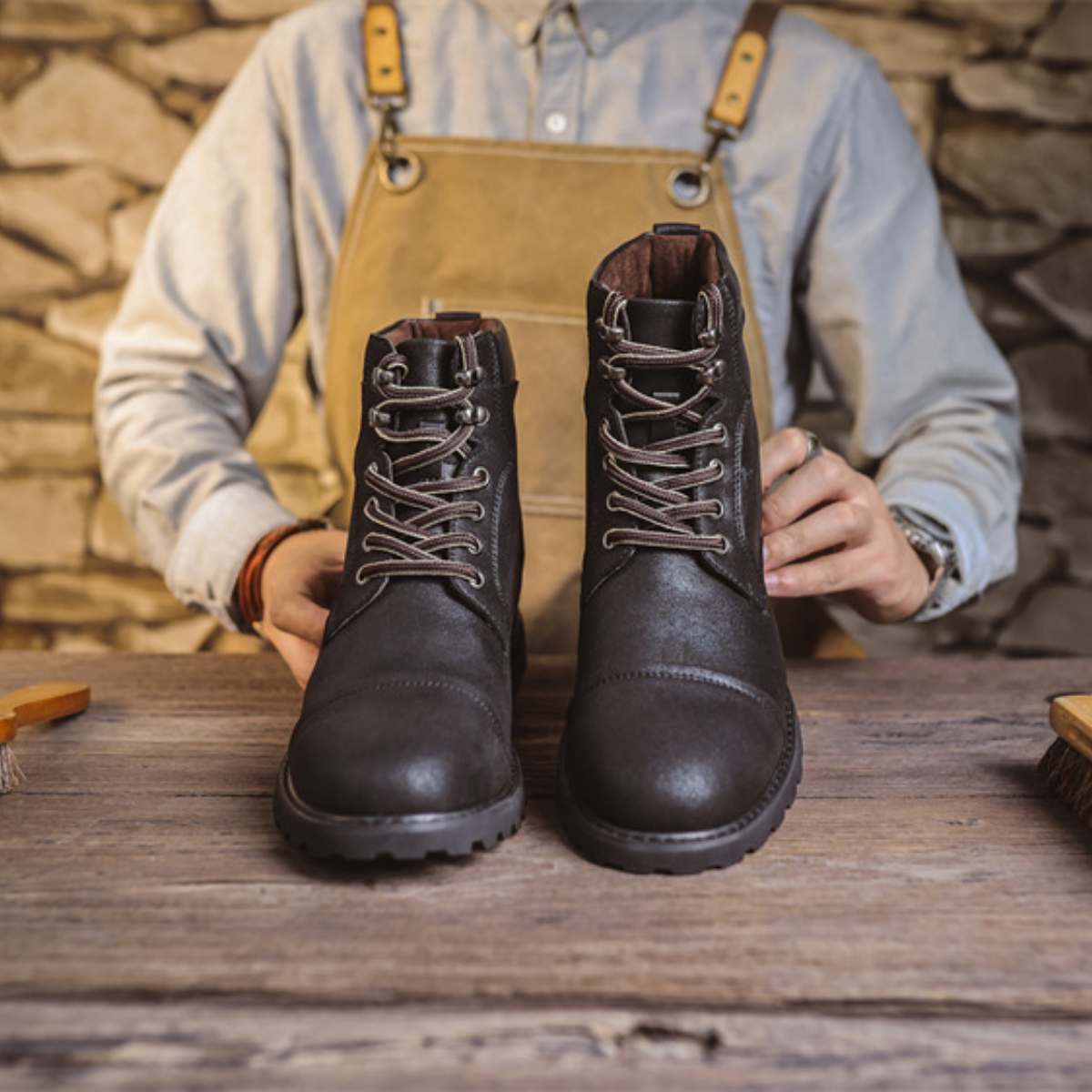 Bota Masculina em Couro Michael