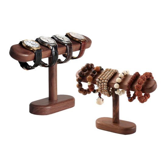 Suporte em Madeira para Jóias e Relógios