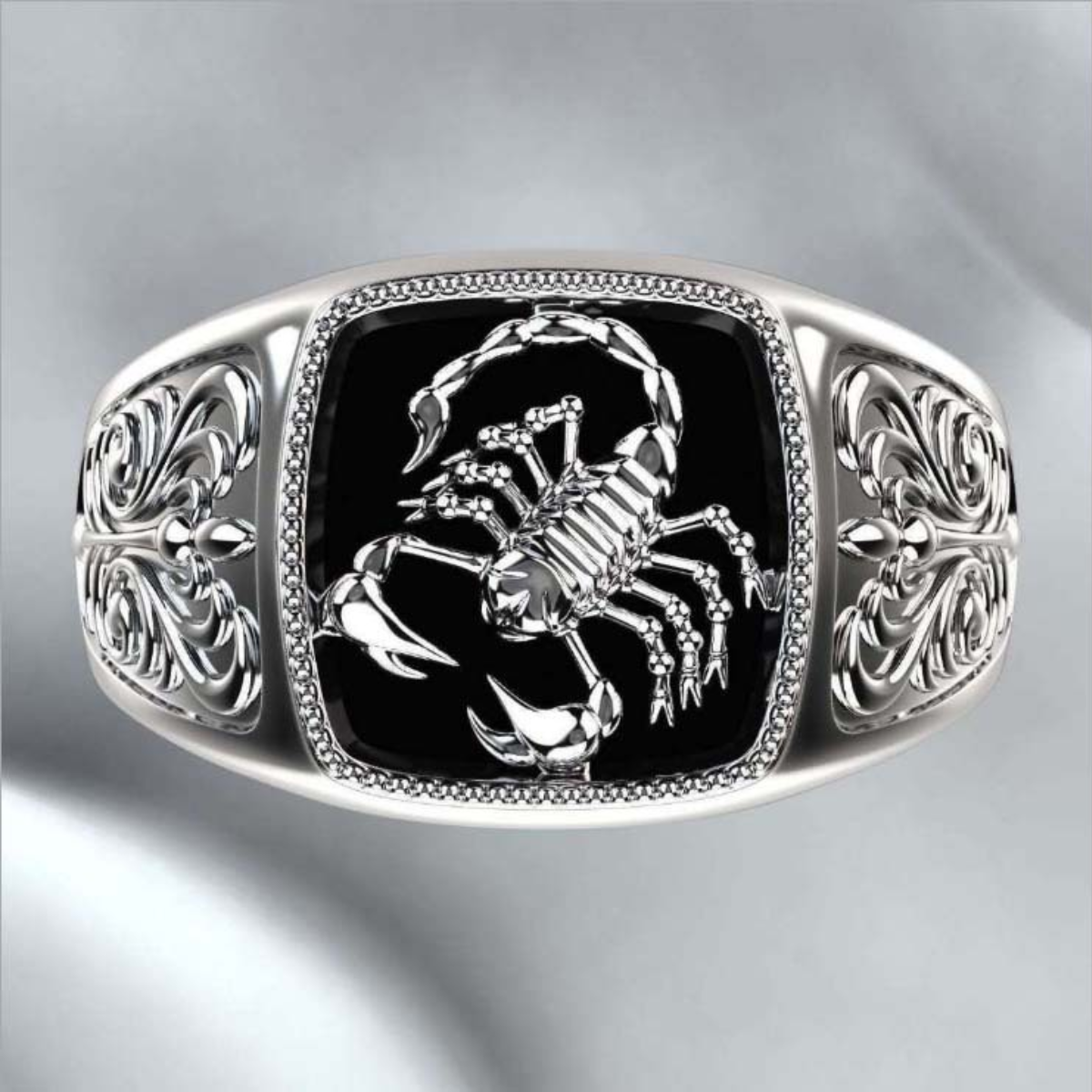 Anel Scorpion Prata Inox