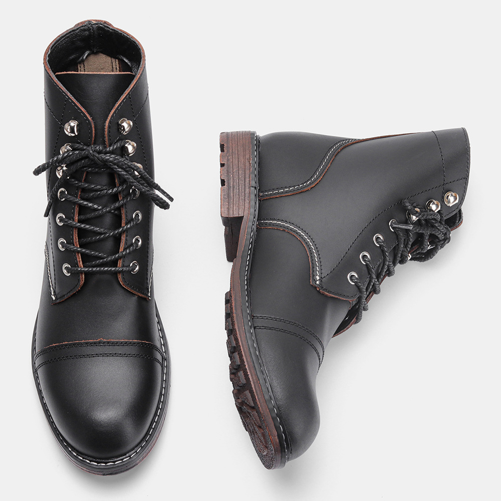 Bota Masculina em Couro Legítimo Tristan