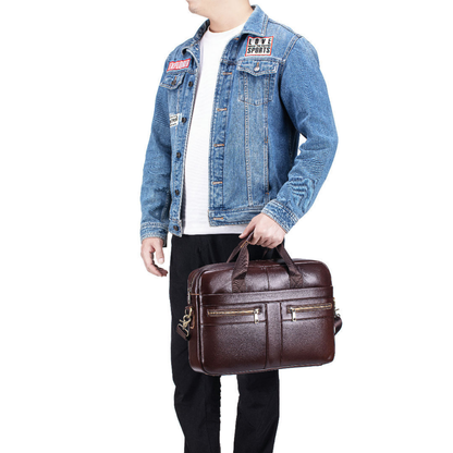 Bolsa Executiva em Couro Legítimo Aarhus
