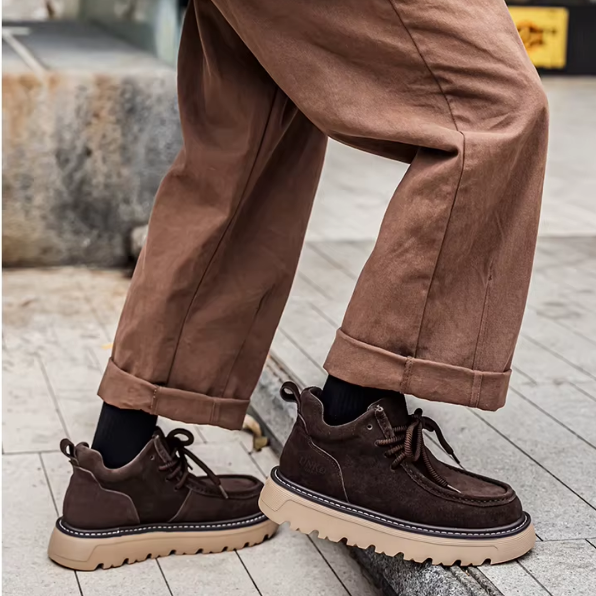 Bota Casual Masculina em Camurça Jack