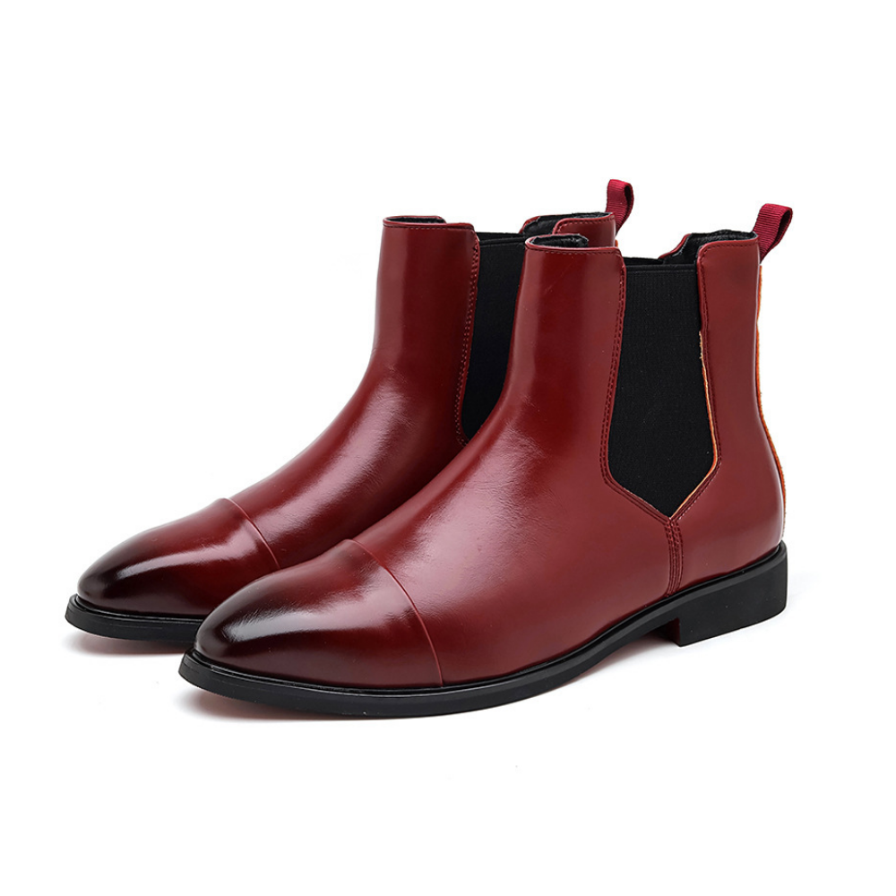 Bota Chelsea Masculina em Couro Montfort