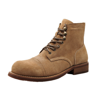 Bota Masculina em Couro Legítimo Camurça Theobald
