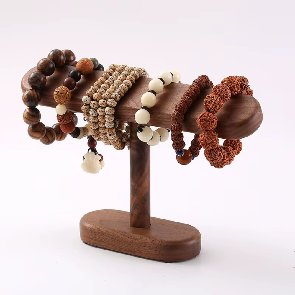 Suporte em Madeira para Jóias e Relógios