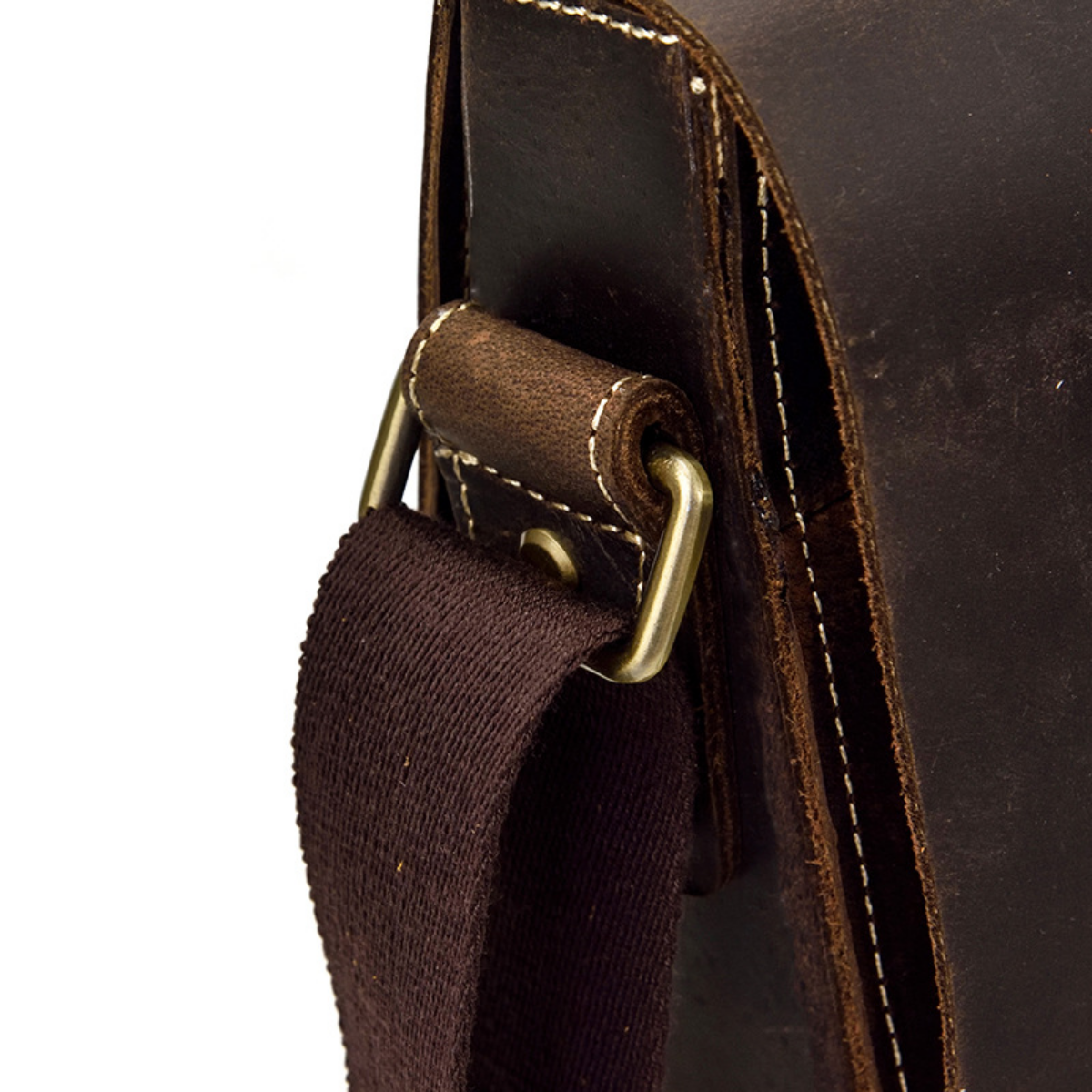Bolsa Carteiro Masculina em Couro Legítimo Dallas