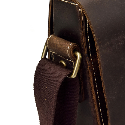 Bolsa Carteiro Masculina em Couro Legítimo Dallas
