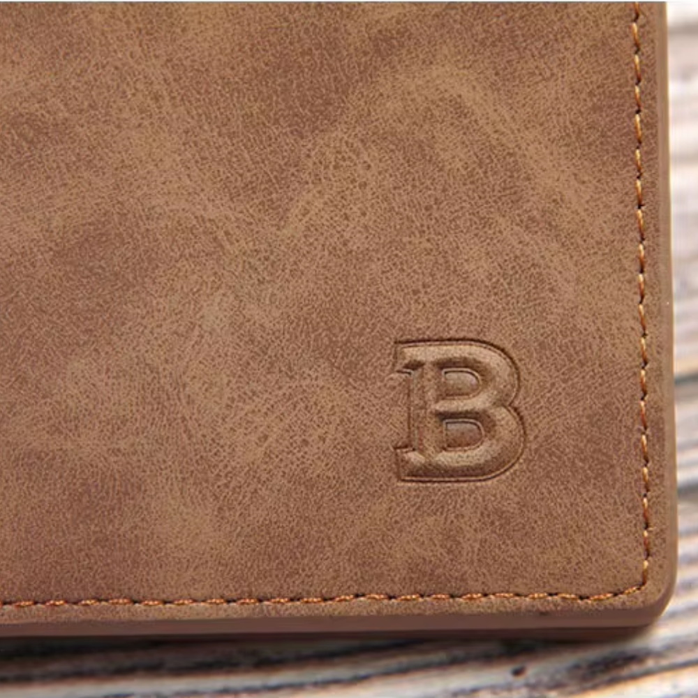 Carteira Masculina em Couro Basic
