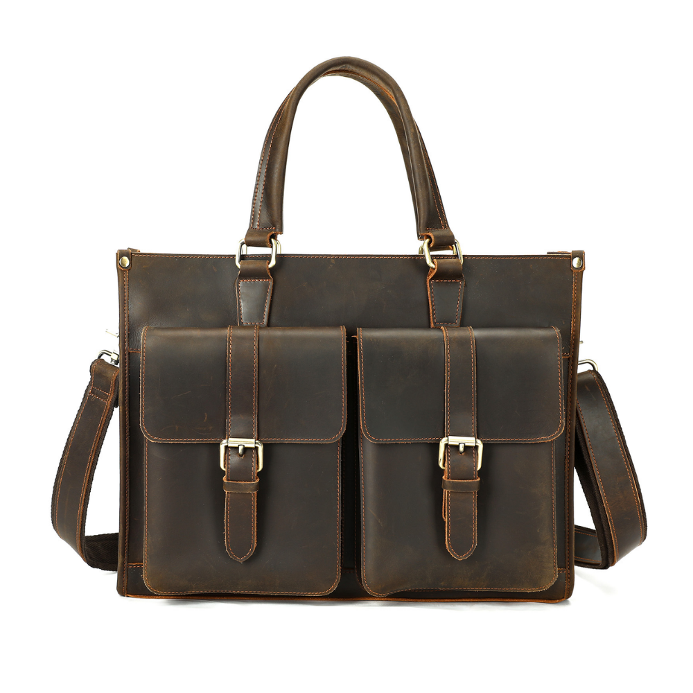 Bolsa Executiva em Couro Legítimo Verona