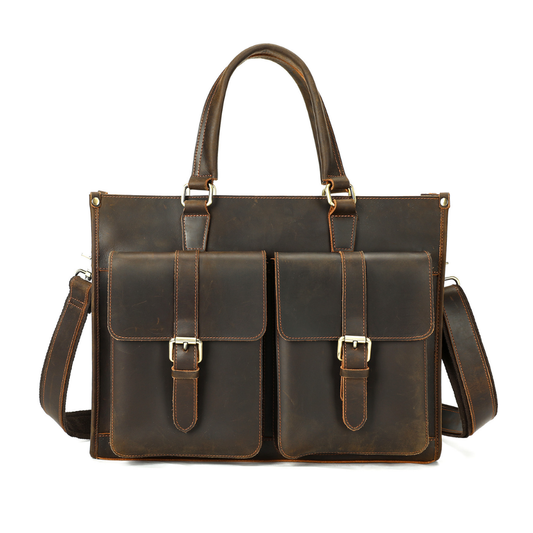 Bolsa Executiva em Couro Legítimo Verona