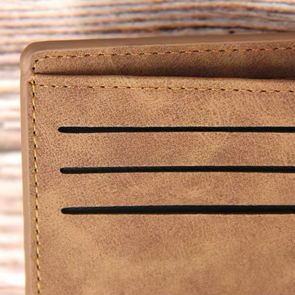 Carteira Masculina em Couro Basic