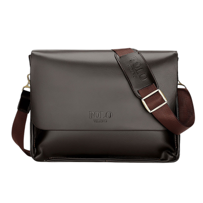 Bolsa Executiva Masculina em Couro Polo