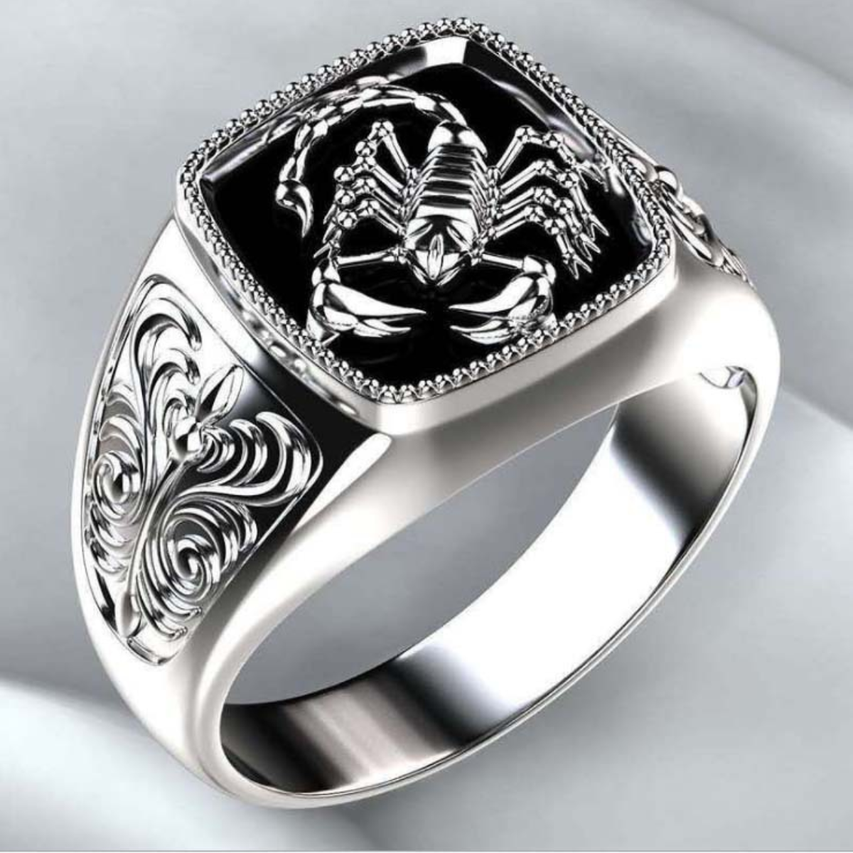 Anel Scorpion Prata Inox