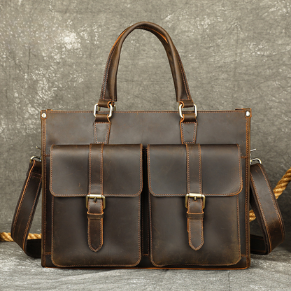 Bolsa Executiva em Couro Legítimo Verona